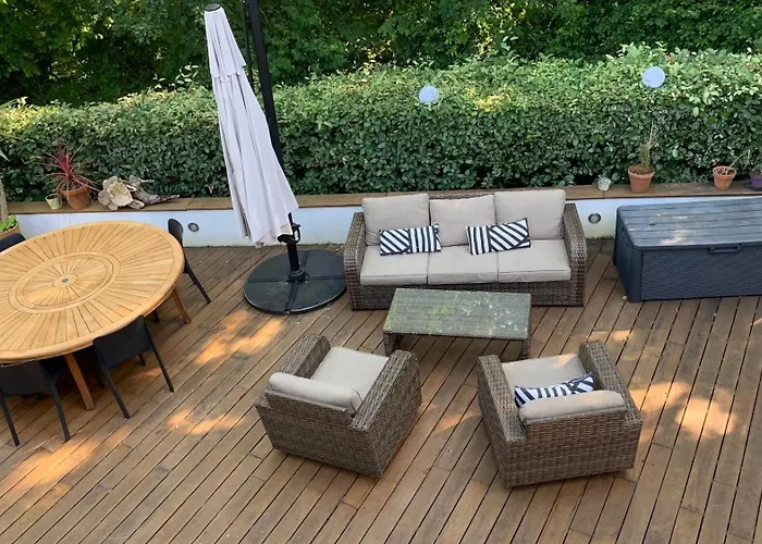 Jolie Maison Familiale Proche Et Ocean Feriehus *